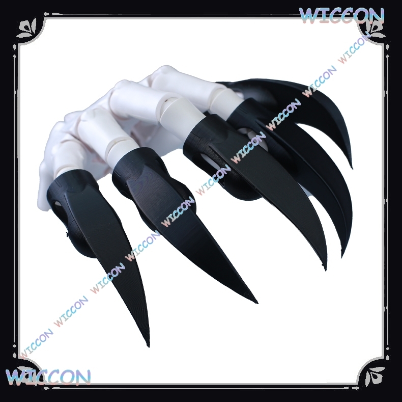 Women Accessories Products - เครื่องแต่งกายสัตว์เล็บ Black Beast Claw ถุงมือ Furry