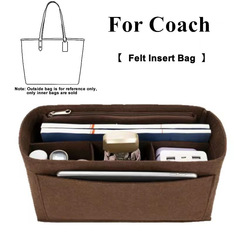 Women'S Accessories Coach - อุปกรณ์จัดระเบียบกระเป๋า ซับในผ้าสักหลาด สำหรับกระเป๋าถือ Coach ทนทาน ช่วยจัดเก็บและแยกของในกระเป๋า