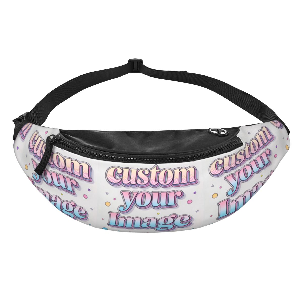 Women Accessories Images - กระเป๋าคาดเอวแบบมีสายสะพายข้าง ปรับแต่งได้ตามต้องการ ใส่รูปภาพ โลโก้ ข้อความ สำหรับผู้ชายและผู้หญิง