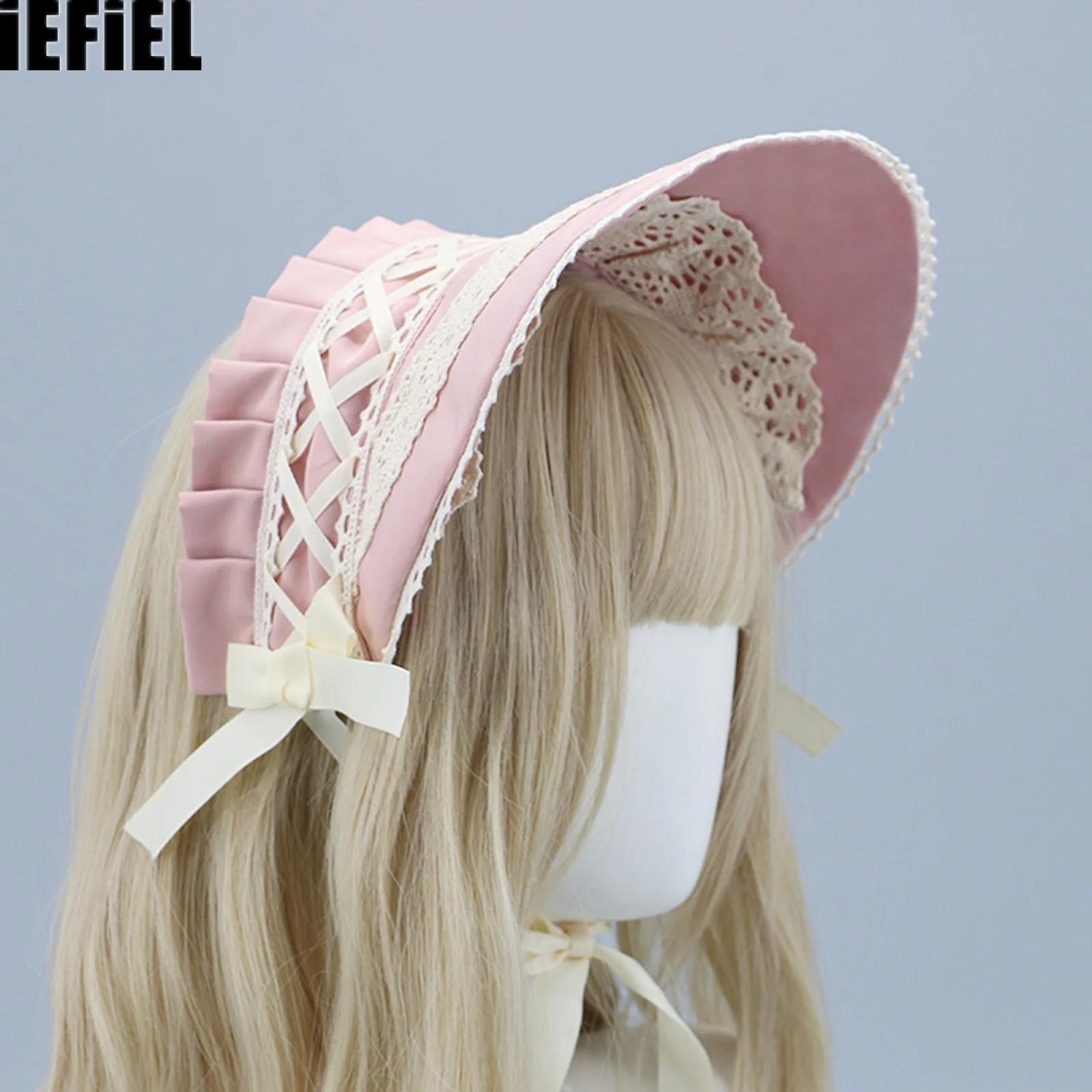 Women'S Victorian Era Accessories - หมวกปีกกว้างสไตล์วิคตอเรียนประดับลูกไม้และโบว์ สำหรับงานปาร์ตี้ ฮาโลวีน แต่งกายแฟนซี หรือกันแดด