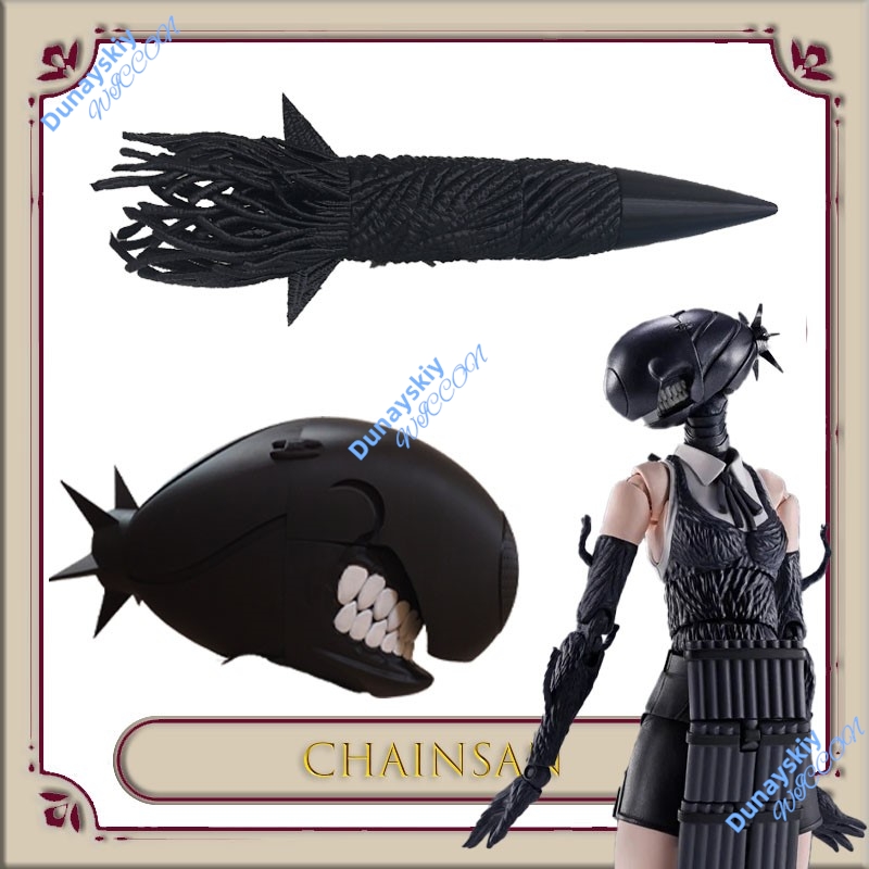 Women Accessories Products - อะนิเมะเรซี ดีมอนคอสเพลย์ชุดถุงมือสีดำเสื้อกั๊กผ้ากันเปื้อนอุปกรณ์ประกอบฉากปีศาจอุปกรณ์เสริมปาร์ตี้ฮาโลวีน