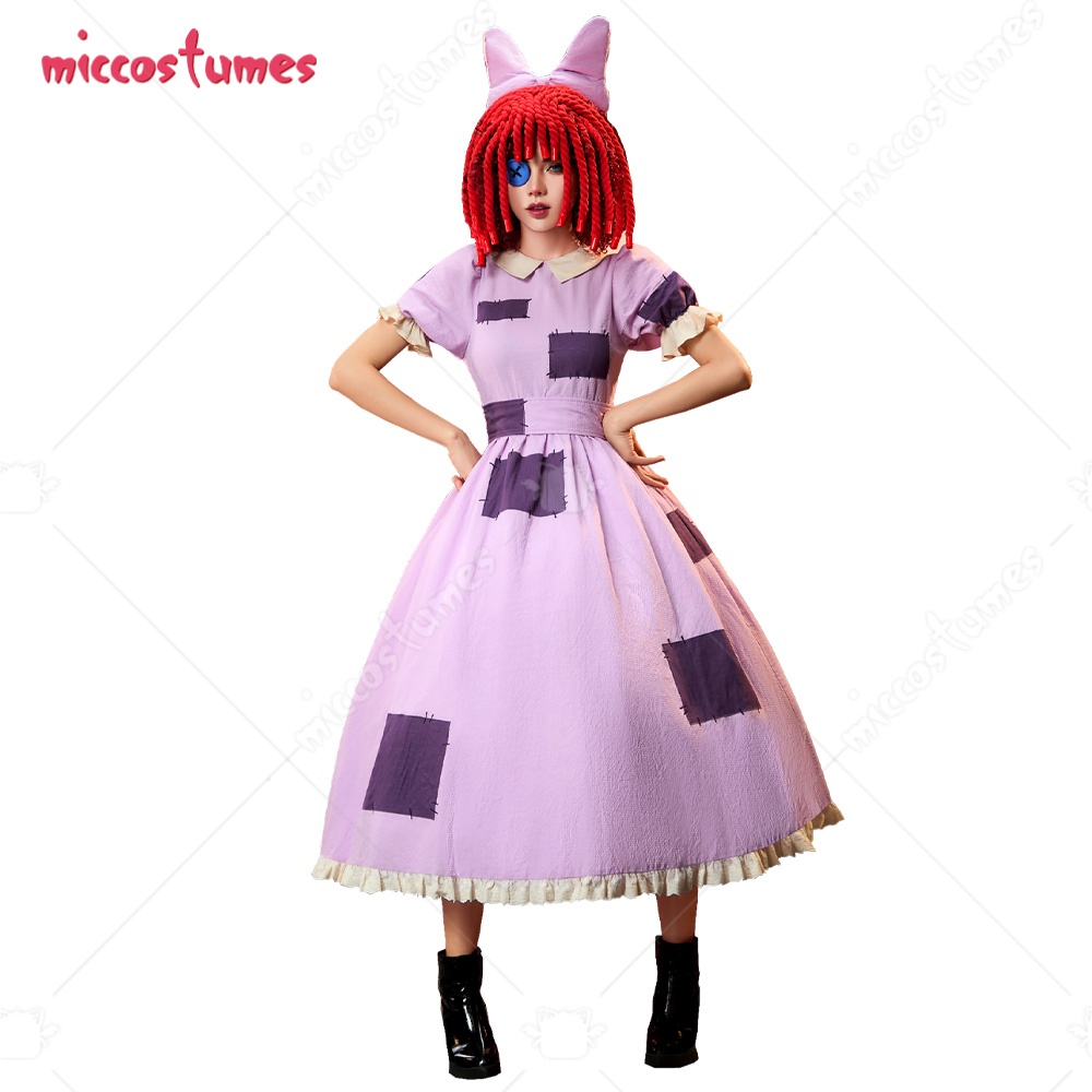 Women Accessories Products - 【พร้อมจัดส่ง】ชุดคอสเพลย์ผู้หญิงจาก Cosplay.fm ชุดตุ๊กตาผ้าสีม่วงพร้อมเข็มขัดและเครื่องประดับผมเปีย