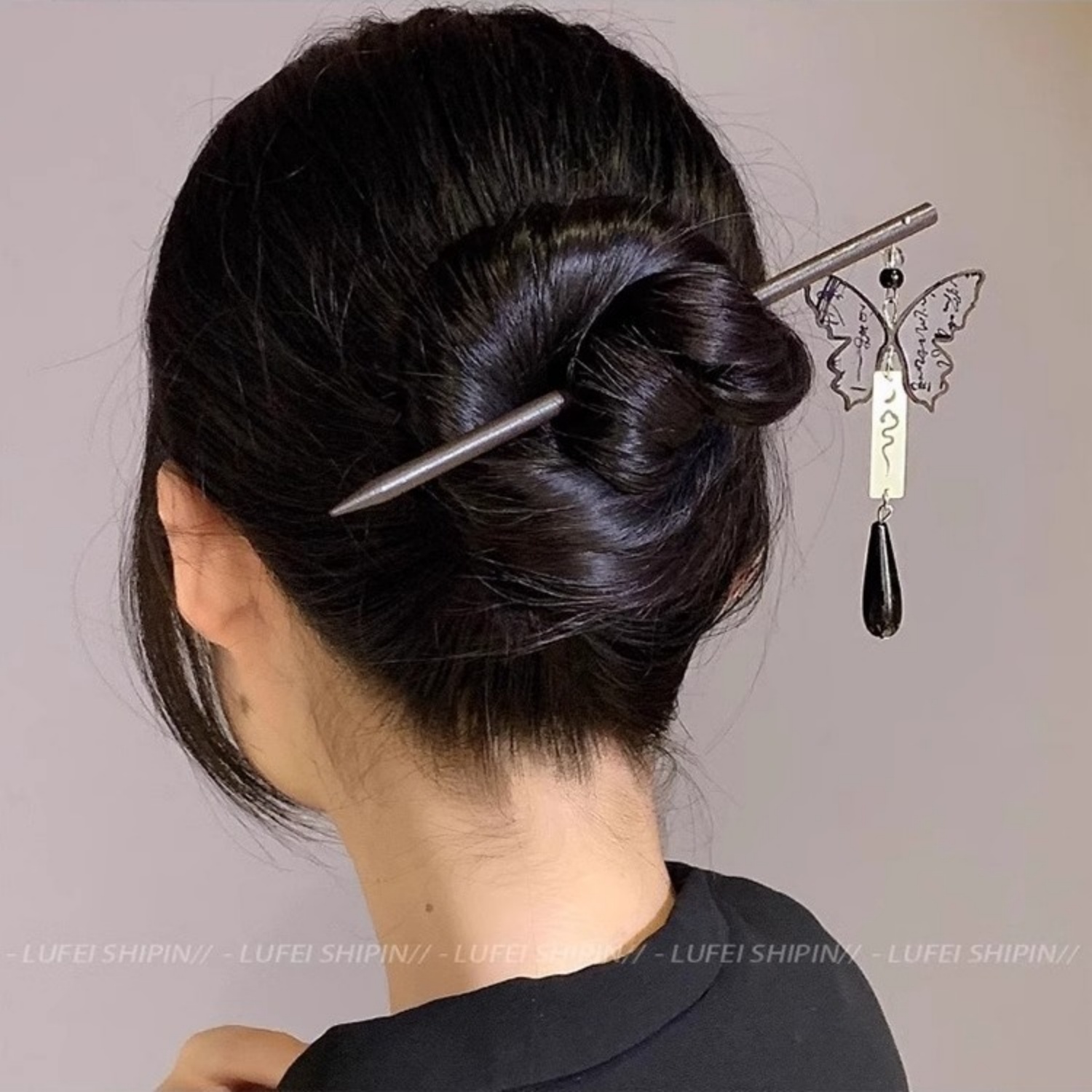 หรูหราไม้พู่ Hairpin สําหรับผู - Hair Fork Stick บทวิจารณ์และราคา