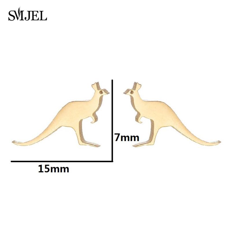 ต่างหูเม็ดเล็กรูปจิงโจ้ออสเตรเ - Women'S Accessories Australia บทวิจารณ์และราคา