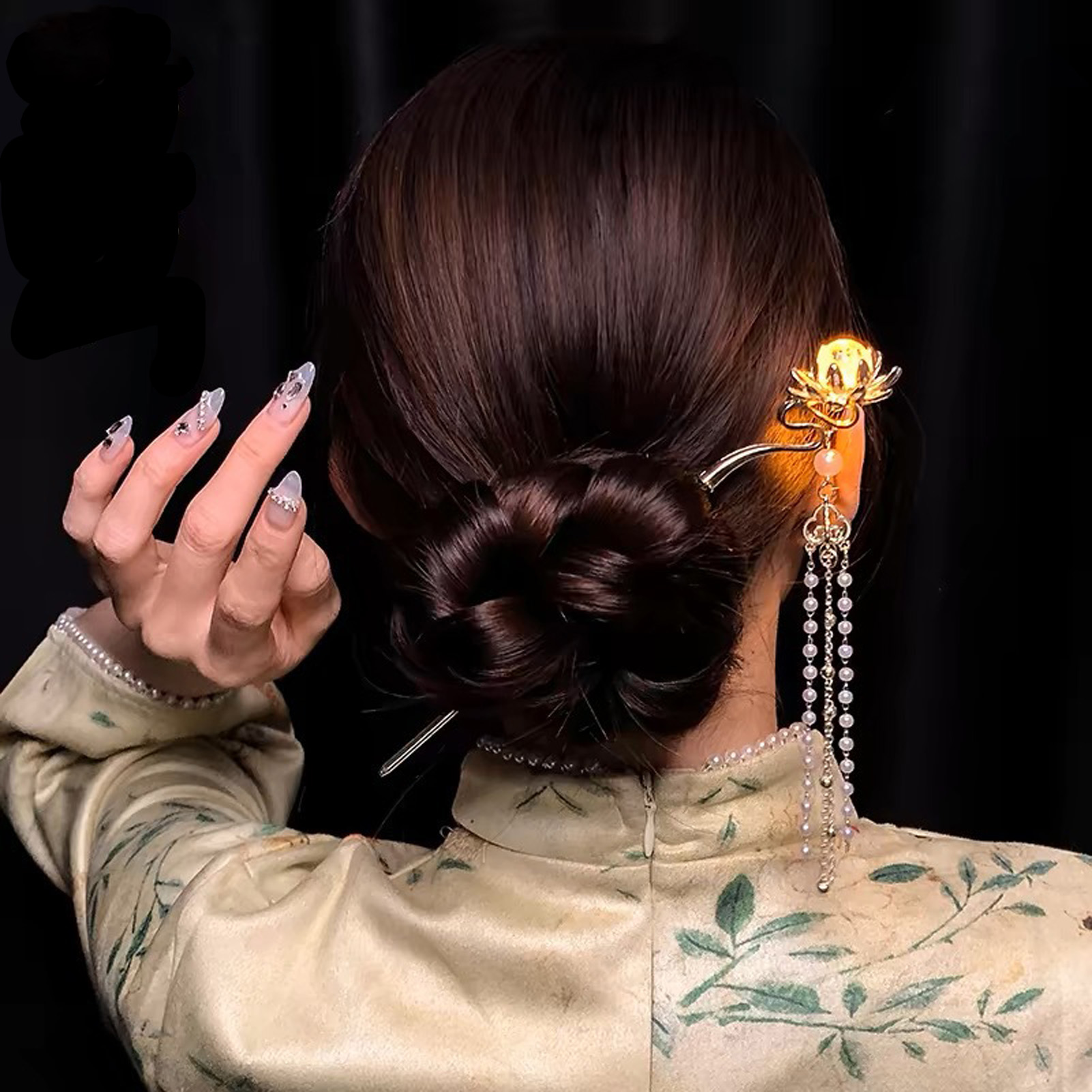 กิ๊บติดผมรูปดอกไม้เรืองแสง กิ๊ - Hair Fork Stick บทวิจารณ์และราคา