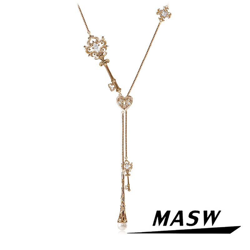 MASW ดีไซน์ดั้งเดิม สร้อยคอกุญ - Women'S Accessories Trends 2026 บทวิจารณ์และราคา