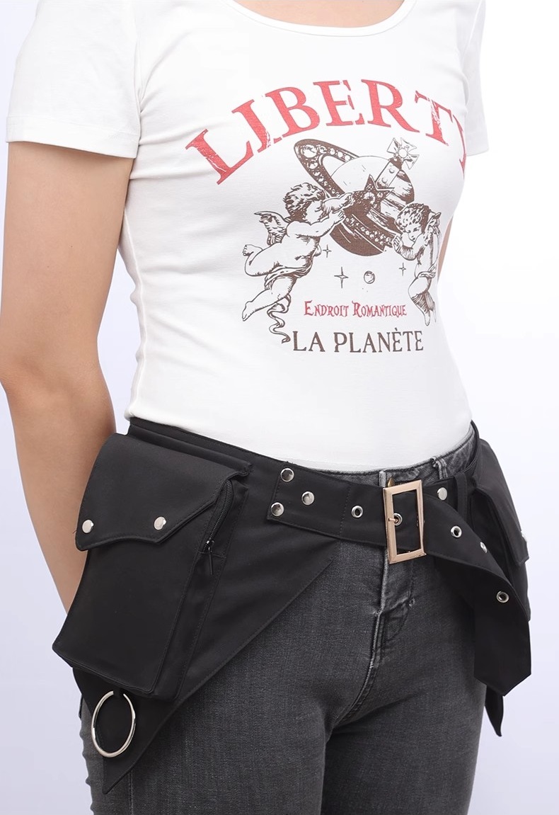 ผู้หญิงยุคกลาง Punk เอวกระเป๋า - Women Accessories Pack บทวิจารณ์และราคา