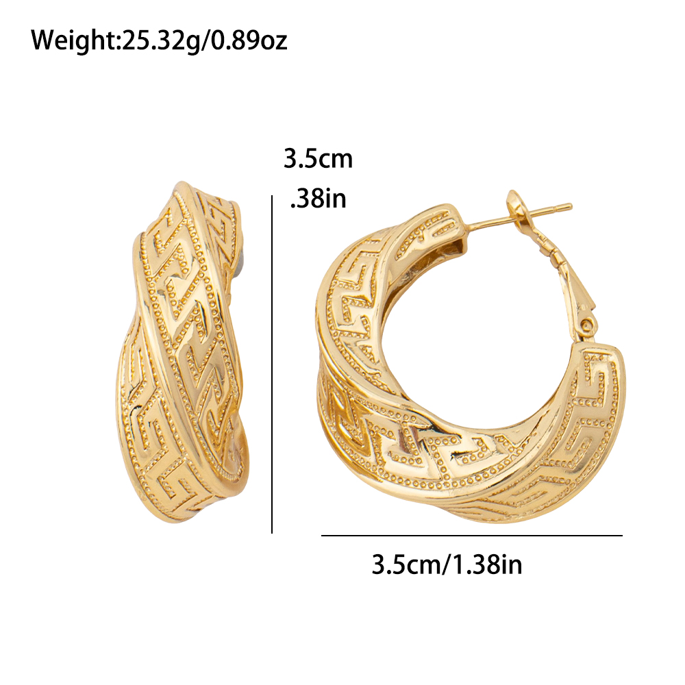 ต่างหูแบบห้อยทรงไม่สมมาตรชุบทอ - Women Accessories Dubai บทวิจารณ์และราคา