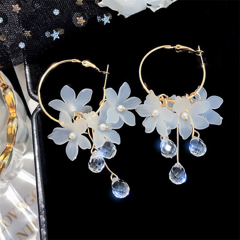 MODE Korea ต่างหูรูปหยดน้ำดอกไ - Women'S Accessories Trends 2026 บทวิจารณ์และราคา