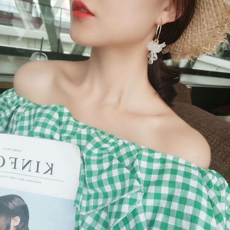 MODE Korea ต่างหูรูปหยดน้ำดอกไ - Women'S Accessories Trends 2026 บทวิจารณ์และราคา