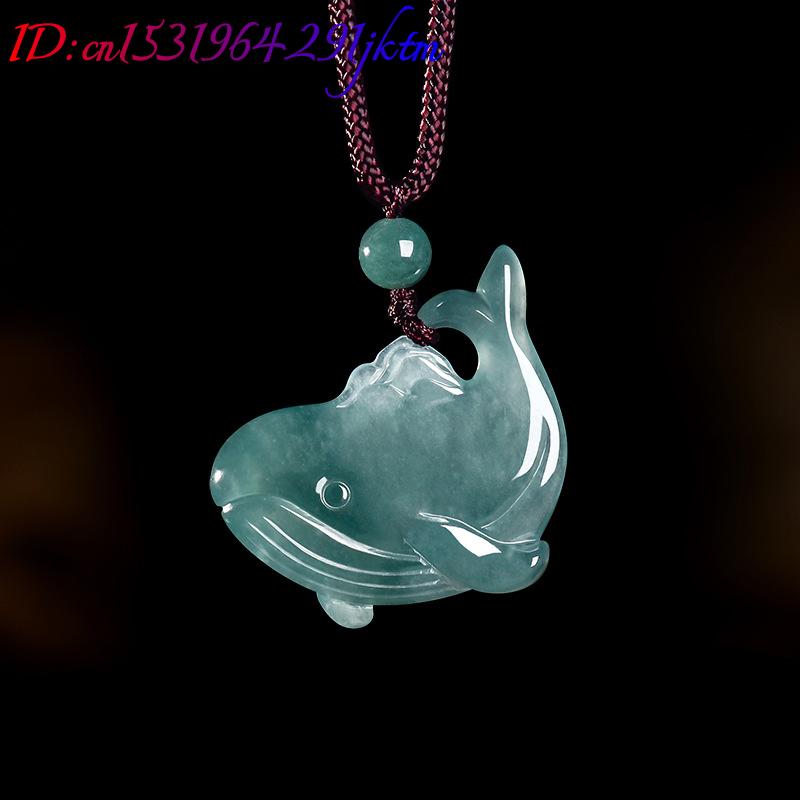 จี้สร้อยคอหยกพม่าแท้รูปปลาวาฬ  - Women Accessories Products บทวิจารณ์และราคา