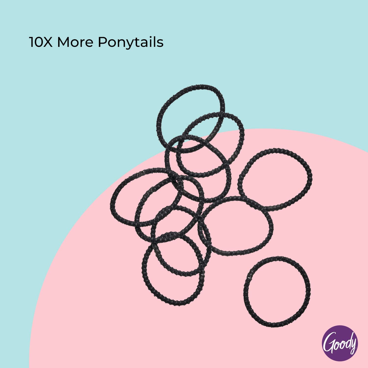 ยางรัดผมแบบไม่ลื่น 10 ชิ้น สีด - Women Accessories Images บทวิจารณ์และราคา