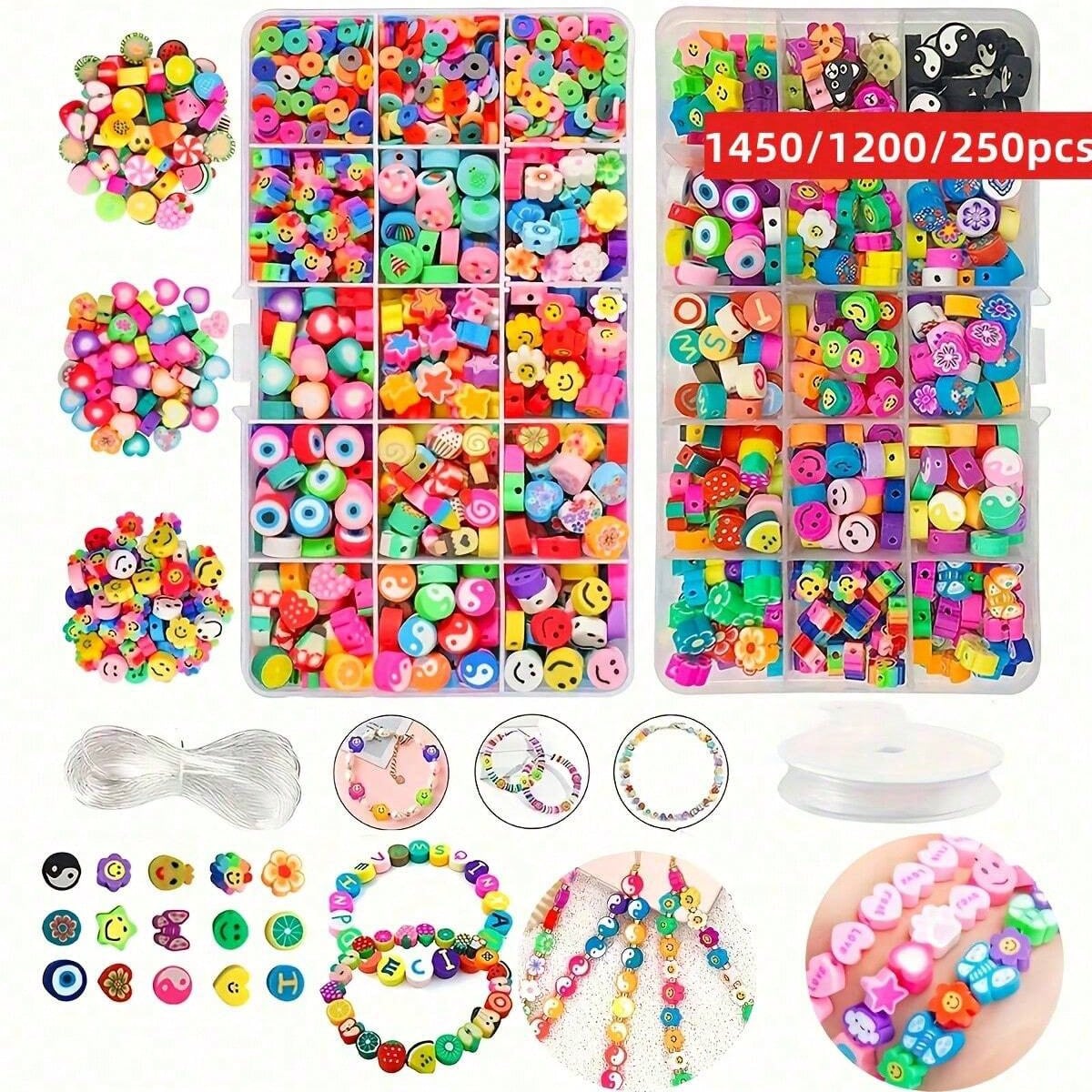 1450/1200/250 ชิ้นชุดลูกปัดดิน - Women Accessories Gift Box บทวิจารณ์และราคา