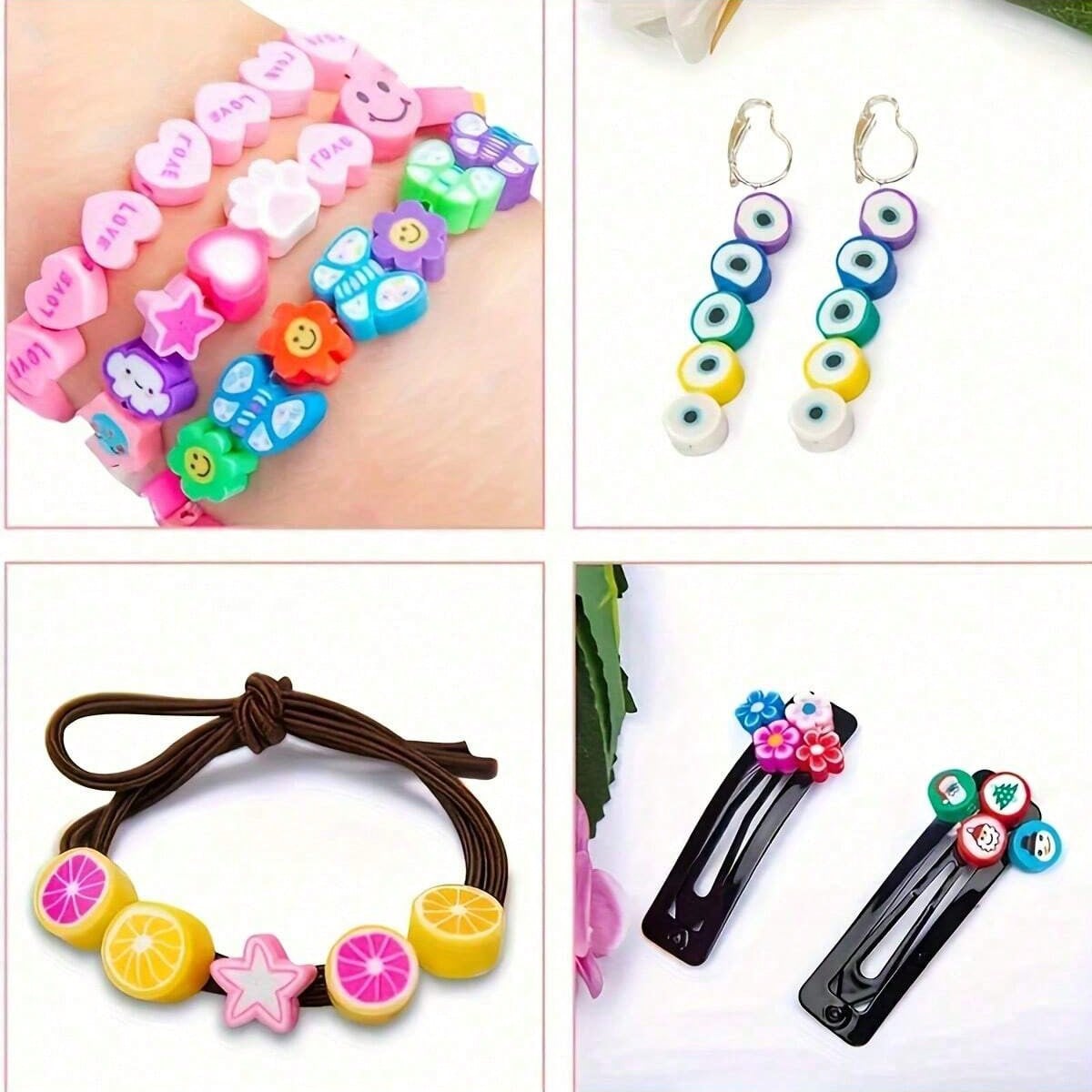 1450/1200/250 ชิ้นชุดลูกปัดดิน - Women Accessories Gift Box บทวิจารณ์และราคา