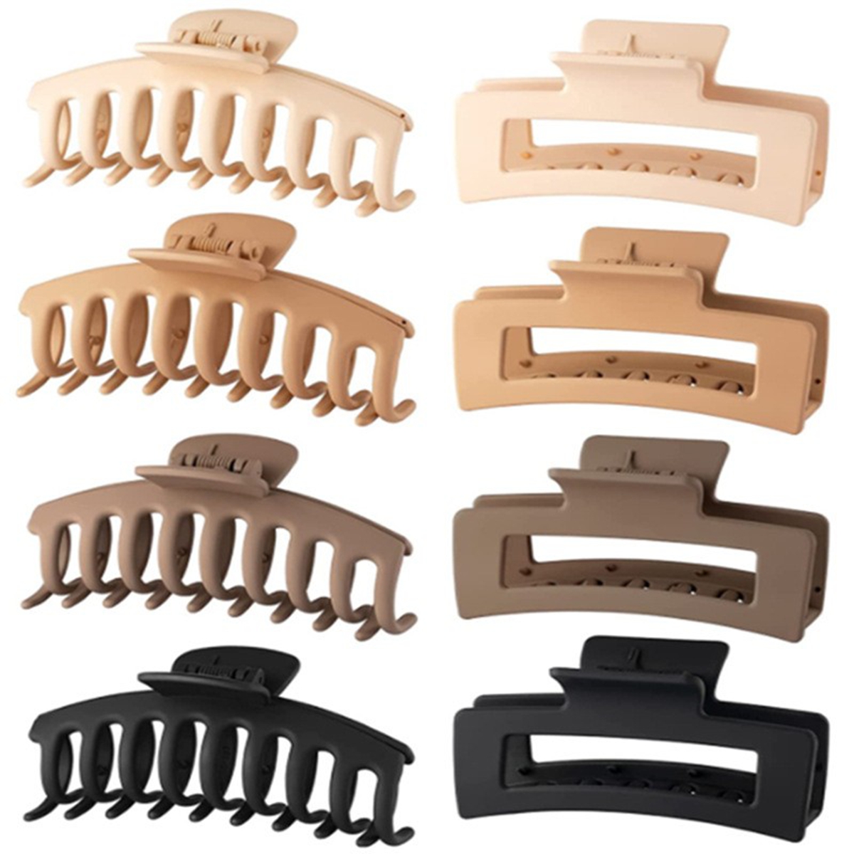 กิ๊บติดผมสีดำสำหรับผู้หญิง - แ - Hair Claw Clip Set บทวิจารณ์และราคา