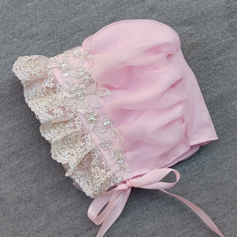 Victorian Bonnet Ruffles Villa - Women'S Victorian Era Accessories บทวิจารณ์และราคา