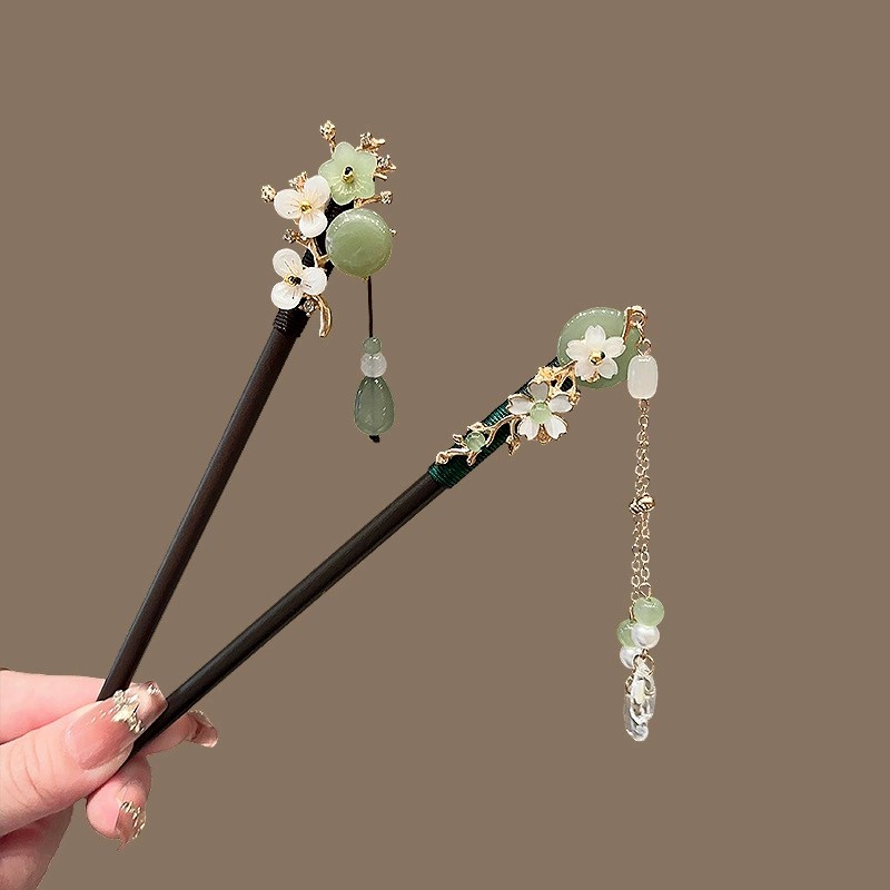 กิ๊บติดผมไม้โบราณสำหรับผู้หญิง - Hair Fork Stick บทวิจารณ์และราคา