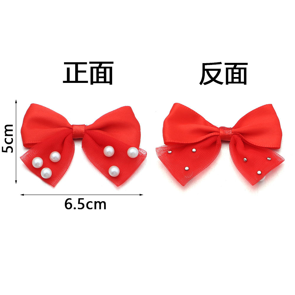 โบว์ผ้าซาตินประดับมุก 6 ชิ้น ข - Women'S Accessories Clothing บทวิจารณ์และราคา