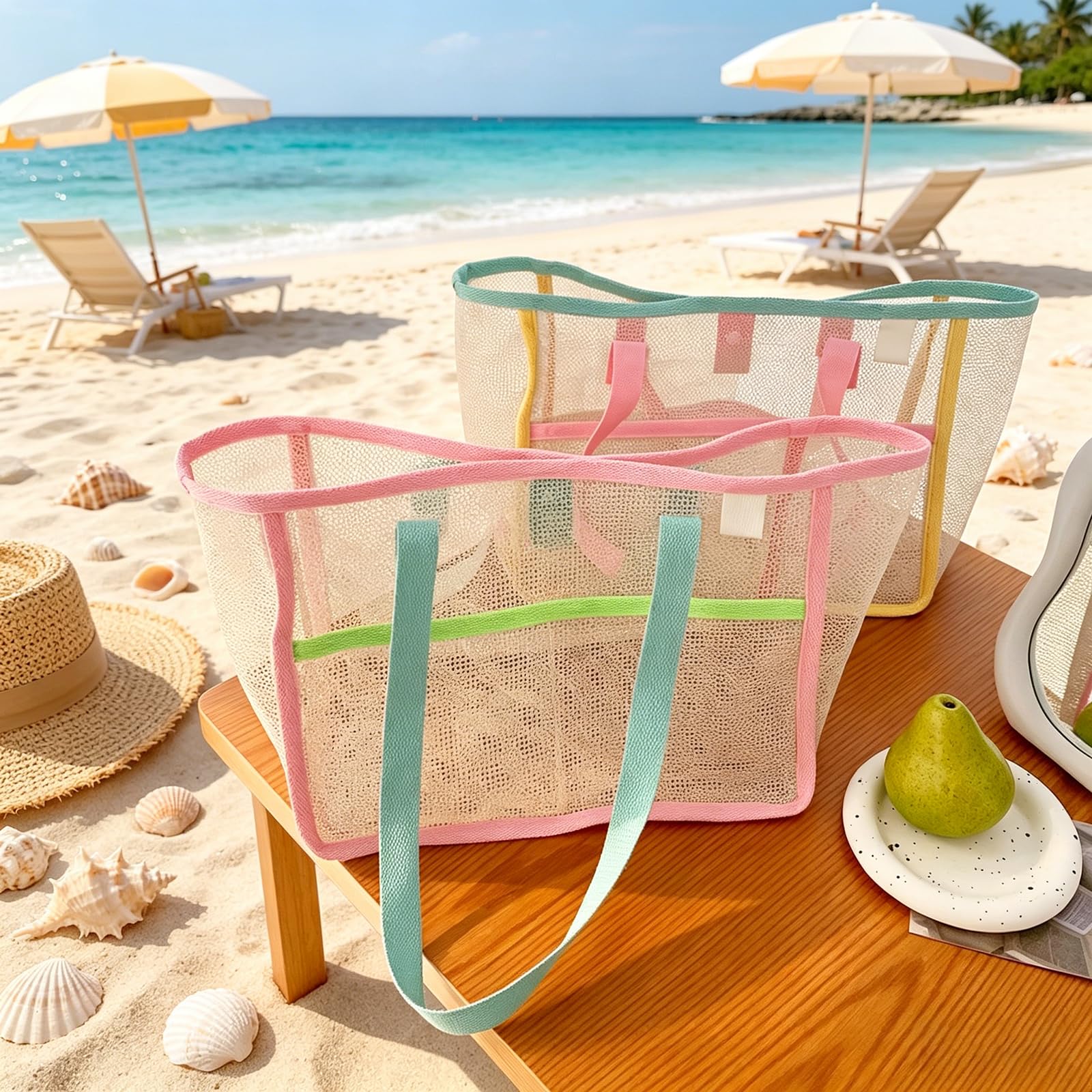 กระเป๋าชายหาดสำหรับผู้หญิง กระ - Women Accessories Pack บทวิจารณ์และราคา