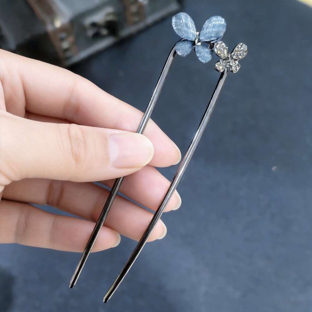 กิ๊บติดผมรูปผีเสื้อสไตล์วินเทจ - Hair Fork Stick บทวิจารณ์และราคา