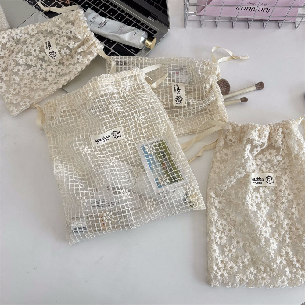 กระเป๋าเครื่องสำอางผ้าตาข่ายปั - Women Accessories Products บทวิจารณ์และราคา