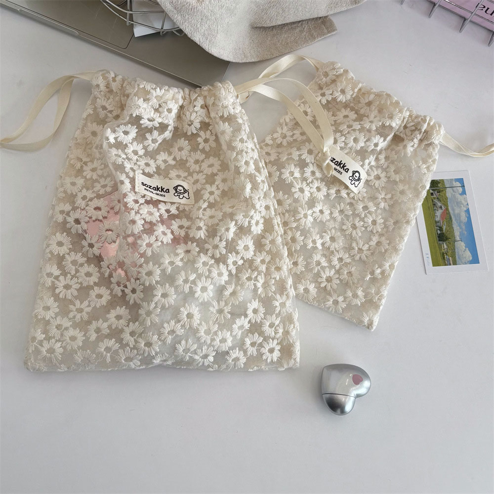 กระเป๋าเครื่องสำอางผ้าตาข่ายปั - Women Accessories Products บทวิจารณ์และราคา