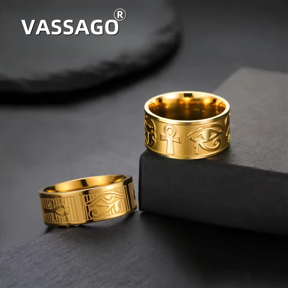 แหวนสแตนเลสสตีล VASSAGO ลายกาง - Women Accessories Egypt บทวิจารณ์และราคา