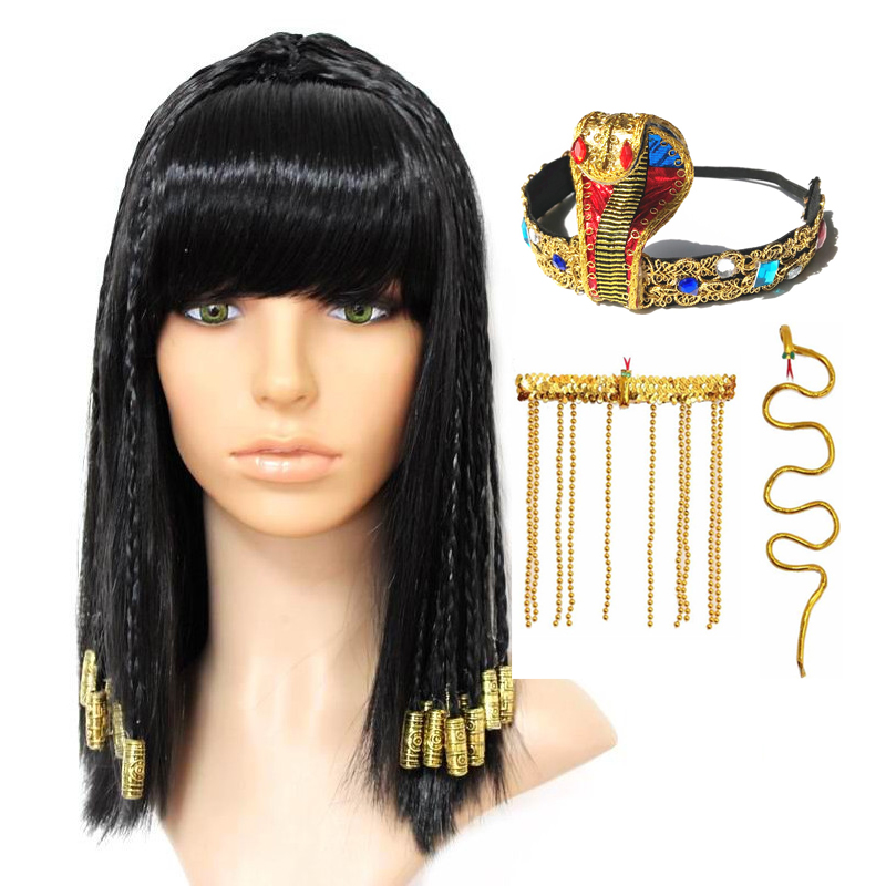 วิกผมคลีโอพัตรา ผู้หญิง ราชินี - Women Accessories In Egypt บทวิจารณ์และราคา