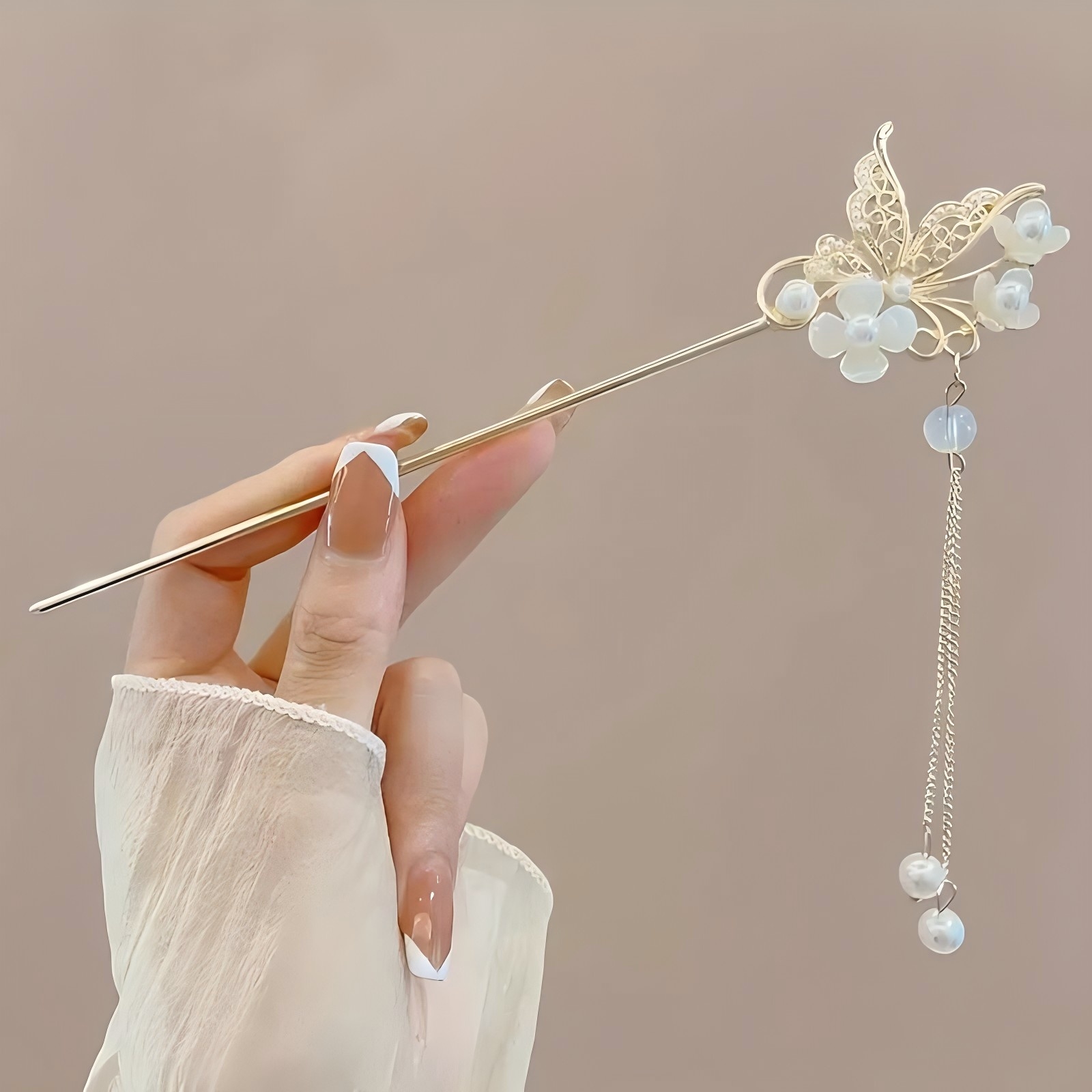 กิ๊บติดผมแบบจีนโบราณ ดีไซน์ดอก - Hair Fork Stick บทวิจารณ์และราคา