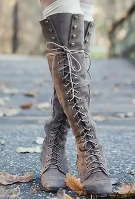 Medieval Costume Knight Boots  - Women'S Viking Accessories บทวิจารณ์และราคา