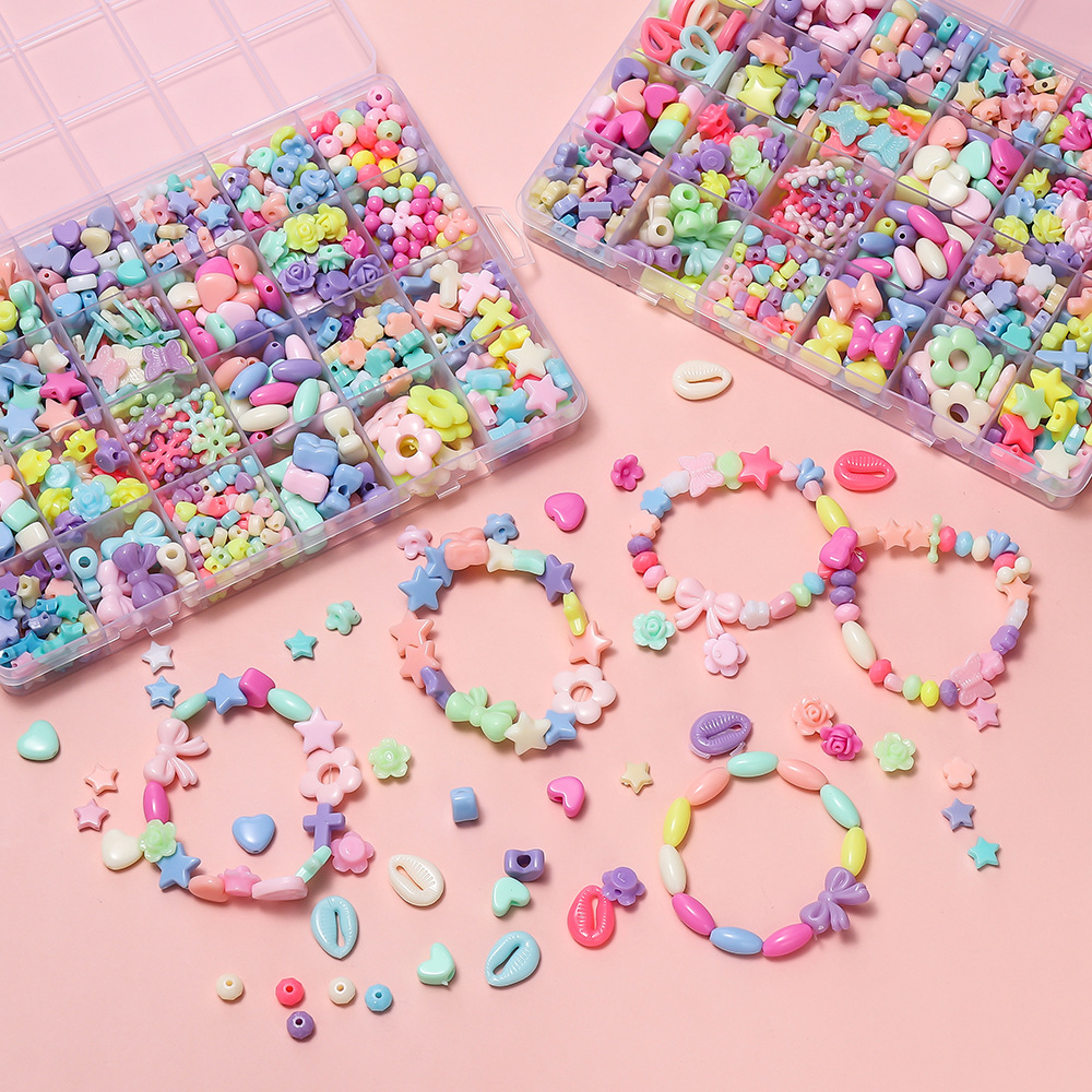 ลูกปัดอะคริลิคหลากสี 1 กล่อง ล - Women Accessories Gift Box บทวิจารณ์และราคา