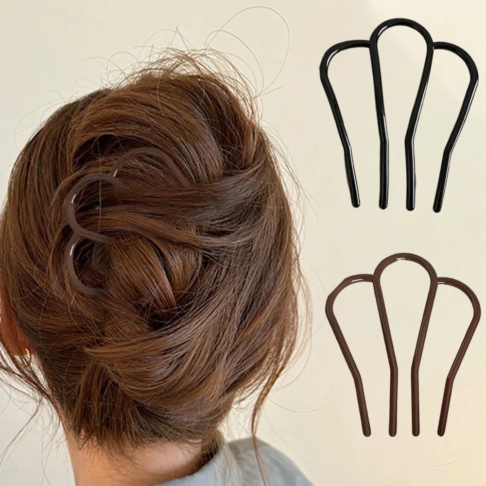 กิ๊บติดผมอะคริลิกทรงตัว U แบบน - Hair Fork Stick บทวิจารณ์และราคา